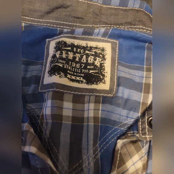 BKE VINTAGE BUTTON DOWN FLANNEL MEN'S  XXXL - Picture 2 of 5